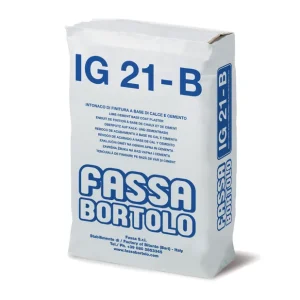 Lage Prijs IG 21 B Intonaco Finitura Base Calce Cemento Bianco Esterni Interni Sacco 25 kg