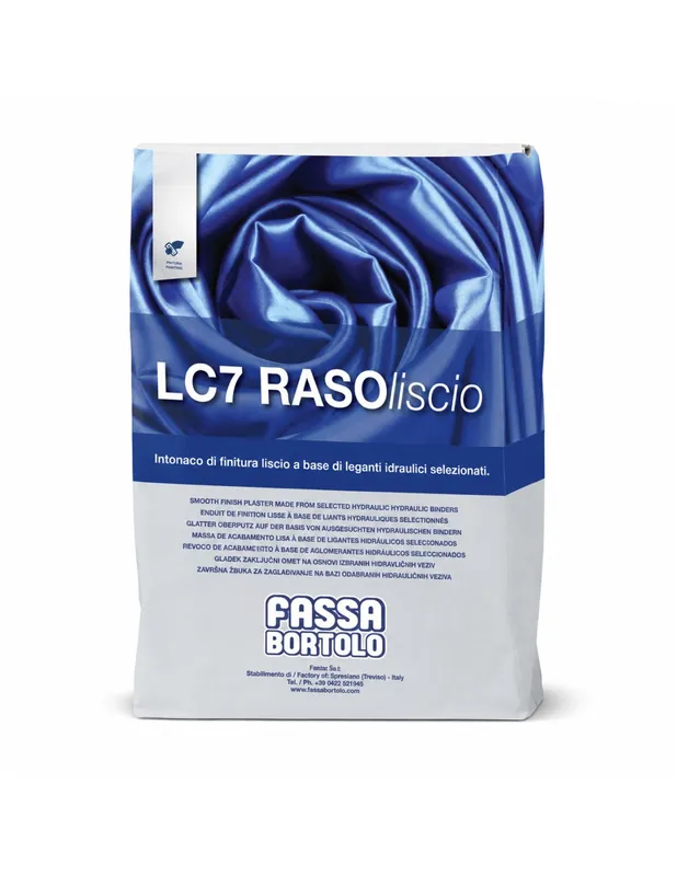 Goedkoop LC7 RASOLISCIO Intonaco Finitura Liscio Base Leganti Idraulici Selezionati 20 Kg