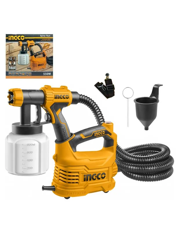 Laatste Versie Aerografo elettrico con pressione regolabile con accessori da 550 W