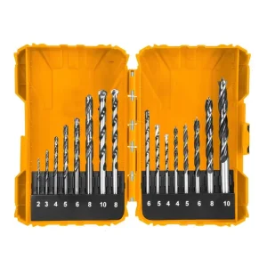 Gratis Retour Set 16 Punte Acciaio Trapano Muratura Legno Metallo Foratura Professionale