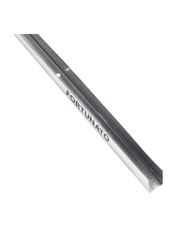 Guida U Standard 2 m Profilo Preforato Sp 0,6 mm Fissaggio Cartongesso 1 Pezzo 1 pz., 30 x 28 x 30 mm Weekendaanbieding