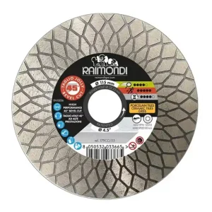 Voordeelprijs Disco Diamantato Diametro 115mm Taglio Jolly 45° F22,2mm Smussatura