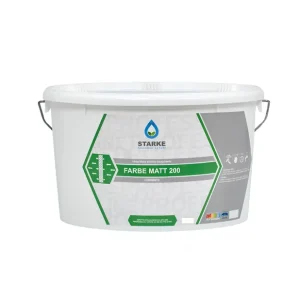 Alleen Vandaag Farbe Matt 200 Pittura Acrilica Coprente Traspirante Bassa Lavabilità Interni 1 pz., 5 lt