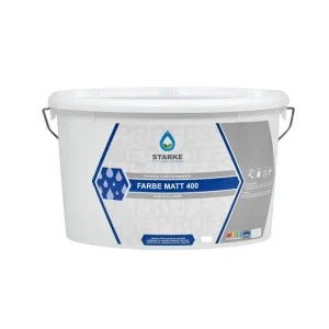 Farbe Matt 400 Pittura Acrilica Idrorepellente Coprente Traspirante Interni 1 pz., 5 lt Direct Verzonden