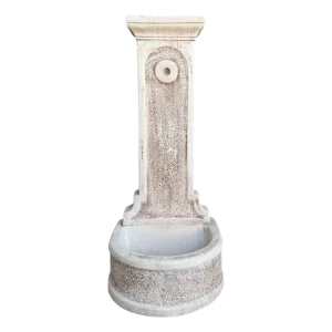 Aanbieding Fontana Calcestruzzo Cemento Senza Rubinetto 47x43xH.113cm Modello Rossella