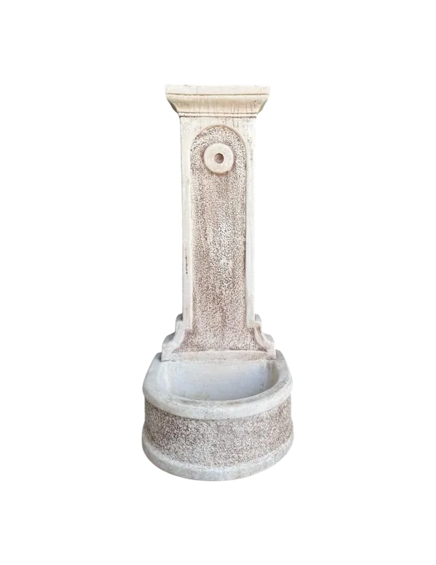 Aanbieding Fontana Calcestruzzo Cemento Senza Rubinetto 47x43xH.113cm Modello Rossella