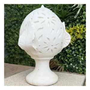 Direct Beschikbaar Pigna Fiorissima Cemento Bianco 20 x 35 x H.50 cm Arredo Giardino Esterni