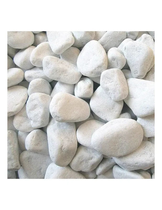 Ciottoli Bianco Valle D‘Itria Pietre Naturali Decorativi Giardini Aiuole Vasi 1 Kg 1 pz., 15/25 Laatste Kans