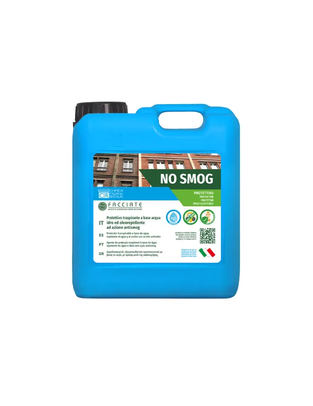 Protettivo Traspirante Idrorepellente Oleorepellente Base Acqua No Smog 5 lt Beperkte Voorraad
