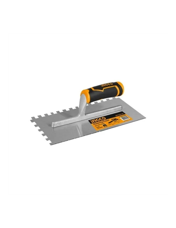 Frattone Dentato Acciaio Inox Intonaco Edilizia Finiture Rivestimenti 280x130 mm Direct Beschikbaar