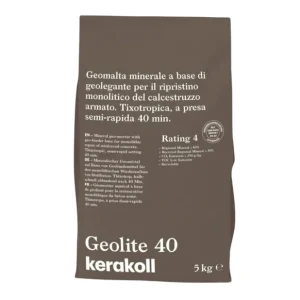 Geomalta Minerale Tixotropica GeoLite 40 Per Strutture Calcestruzzo Kerakoll 1 pz., 5 Kg Actieprijs