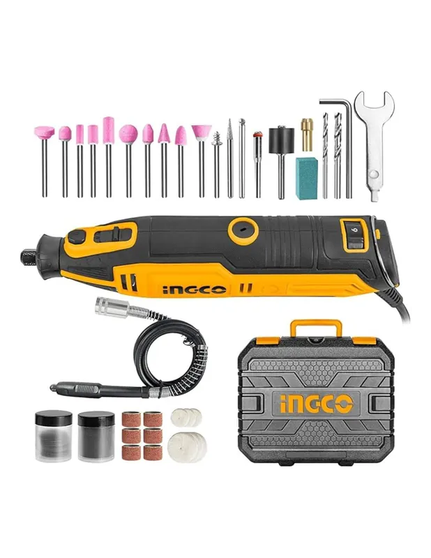 Actieprijs Minismerigliatrice Flessibile 130 W + 109 Accessori Taglio Levigatura Lucidatura