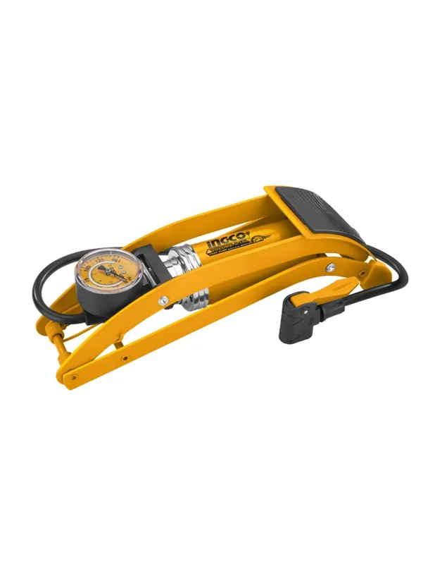 Beste Prijs Pompa Pedale Professionale Manometro Tubo Acciaio Bici Moto Auto 55x120mm