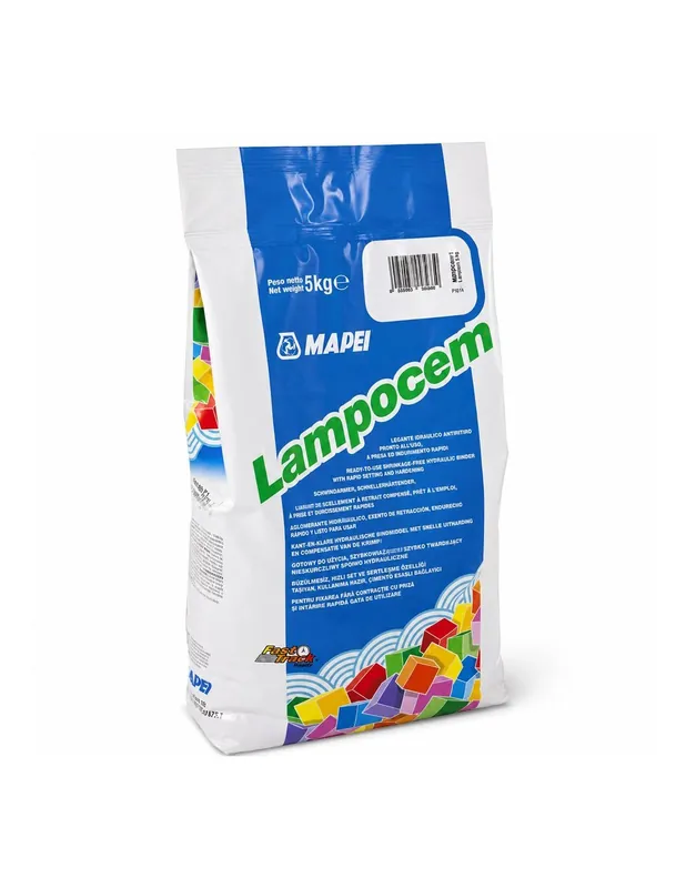 Finale Uitverkoop Cemento Rapido Pronto all‘Uso Lampocem da 5 kg