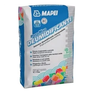 Must-Have Intonaco monoprodotto Poromap deumidificante da 20 kg