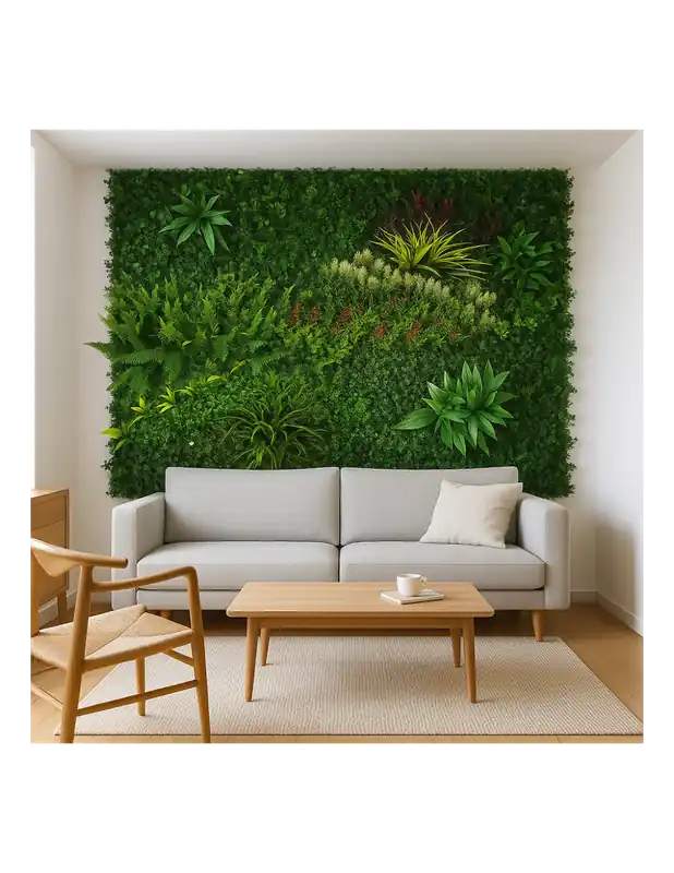 Beste Prijs Pannello Decorativo Siepe Artificiale Interni Esterni 100 x 100 x h5 cm Spring