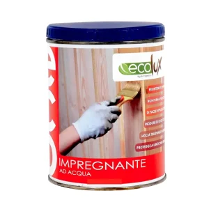 Lage Kosten Impregnante Soluzione Acrilica Fondo Protettivo Legno Colore Mogano Ecolux 1 pz., 750 ml