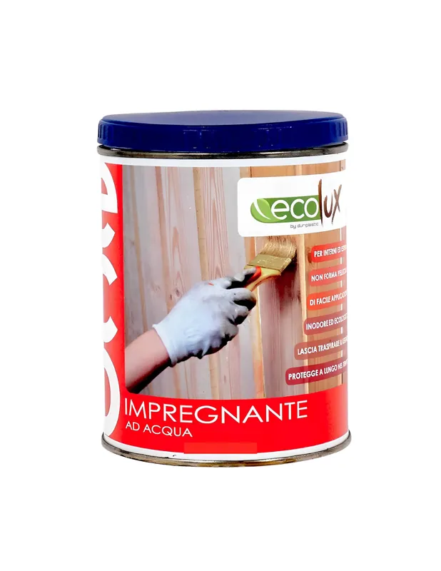 Lage Kosten Impregnante Soluzione Acrilica Fondo Protettivo Legno Colore Mogano Ecolux 1 pz., 750 ml