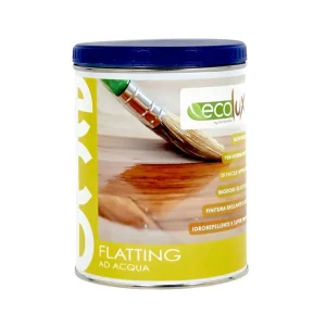 Tijdelijk Beschikbaar Ecolux Flatting Ad Acqua Vernice Legno Satinata Trasparente 1 pz., 0,750 lt