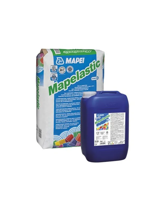 Goedkoop Malta Cementizia Impermeabilizzante Mapelastic A + B bicomponente 24 + 8 kg