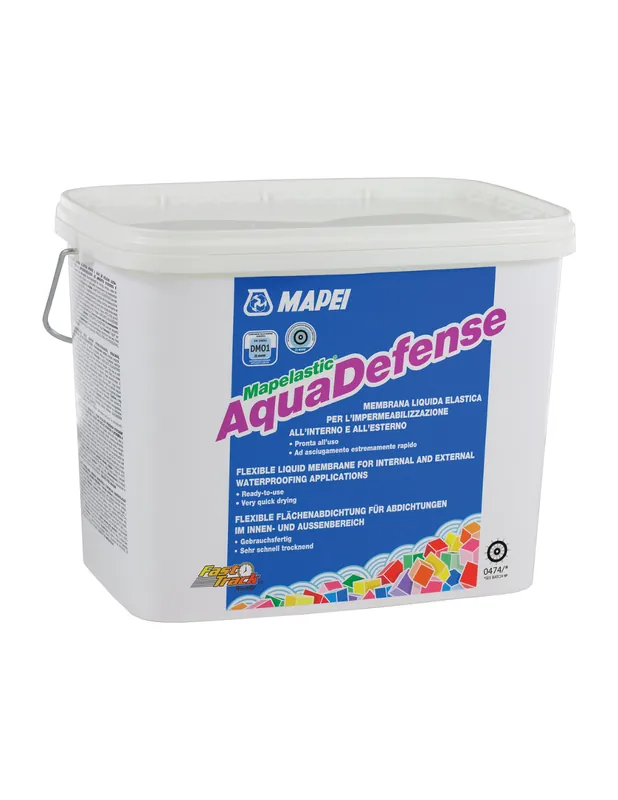 Membrana Liquida Elastica Impermealizzante Rivestimenti Mapelastic Aquadefense 1 pz., 3.5 Kg Nu Kopen