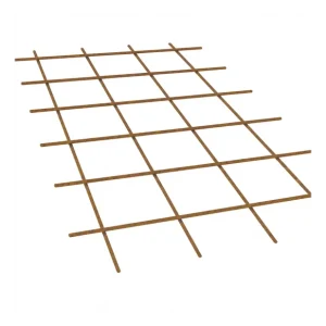 Op = Op Rete Elettrosaldata Edilizia Ferro Grezzo Ø 5 mm Maglia 20x20 cm Foglio 1,5x1 m