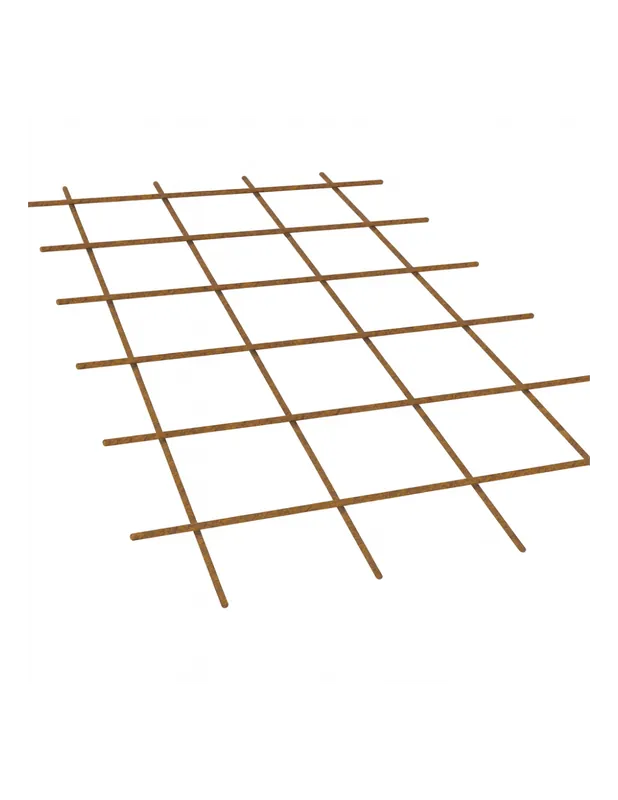 Op = Op Rete Elettrosaldata Edilizia Ferro Grezzo Ø 5 mm Maglia 20x20 cm Foglio 1,5x1 m