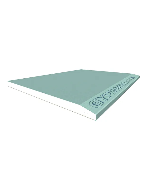 Lastra Cartongesso Gypsotech BA13 Aqua H2 Ambienti Umidi 1200x2000 mm Fassa Beperkt Aanbod