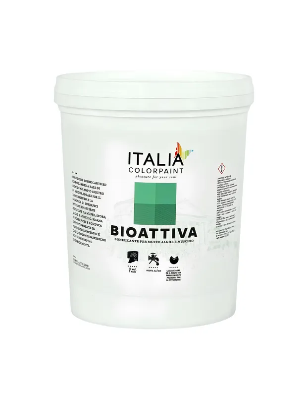 Risanamento Pareti Sanificante Bonificante Muffa Spore Alghe Muschi Bioattiva 1 pz., 1 lt Koopje