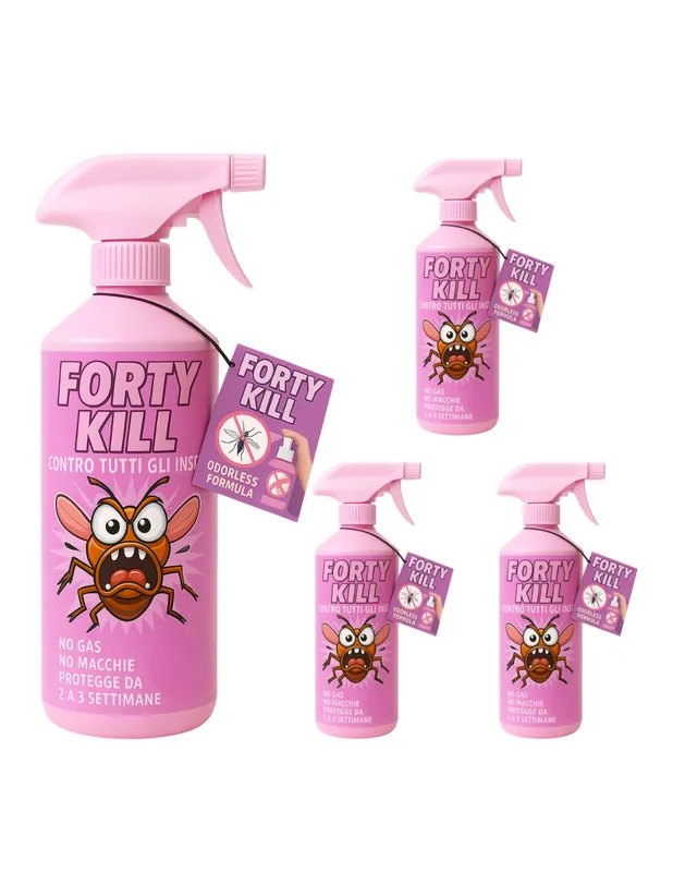 Betrouwbaar Insetticida Zanzare Giardino Repellente Fortykill Protezione Acari 4 Pezzi