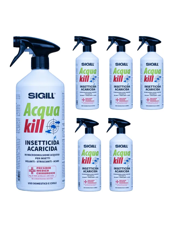 Beste Prijs Insetticida Acaricida Acqua Kill Insetti Striscianti Volanti Acari 500ml 6 Pezzi