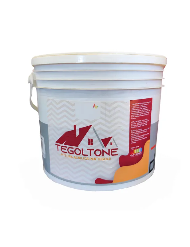 Italia Colorpaint Tegoltone Pittura Acrilica Tegole Colore Rosso MC14 00 A 1 pz., 2.5 lt Alleen Vandaag