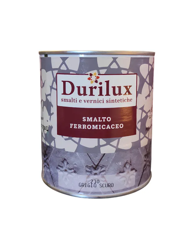 Durilux Smalto Sintetico Ferromicaceo Antichizzante Ferro Grigio Scuro 230 1 pz., 750 ml Express Levering