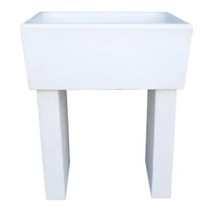 Pilozza Calcestruzzo Cemento Piedi Serie Ostuni 75 x 55 x H 30 cm Con Piedi Direct Verzonden
