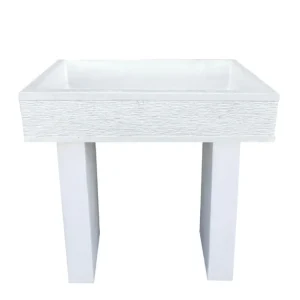 Uitverkoop Pilozza Serie Grecale Cemento Calcestruzzo L.70 x P.35 x H.16 Cm Con Piedi