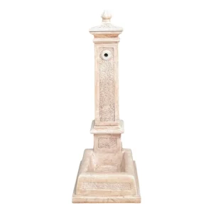Beperkte Voorraad Fontana Calcestruzzo Cemento Senza Rubinetto 28x36xH.80cm Modello Emone Esterno