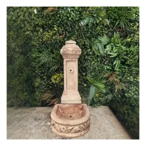 Aanbieding Fontana Calcestruzzo Cemento Senza Rubinetto 51x62xH.120cm Modello Spagnola