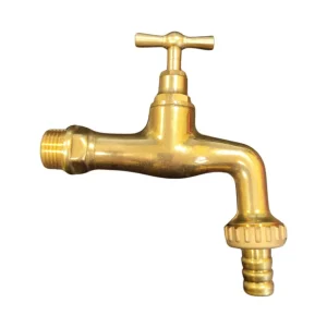 Flitsaanbieding Rubinetto Portagomma Ottone Lucido 1/2 Pollice Erogazione Giardino Esterno