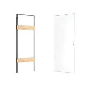 xReverx Ermetika Porta Battente Filo Muro Reversibile Serratura Magnetica 70 X 210 Cm, 1 pz. Korting
