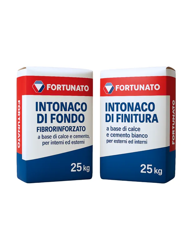 Snelle Levering Set Completo Intonaco Fondo Fibrorinforzato Intonaco Finitura Interni Esterni