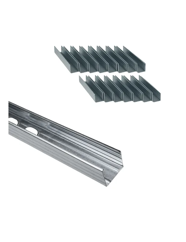 Voordeelprijs Montante C Standard 2 m Acciaio Zincato Sp 0,6 mm Fissaggio Cartongesso 16 Pz 1 pz., 47 x 49 x 50 mm