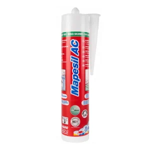 Silicone Acetico Giunture Fughe Colorato Resistente Muffa 310 ml Mapesil AC 1 pz., Antracite - 114 Snelle Levering