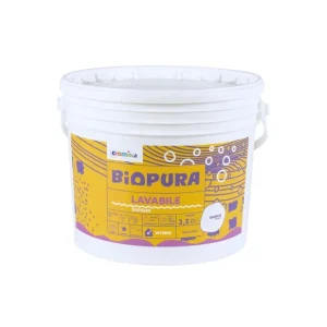 Superpittura Lavabile Traspirante Interni Alta Copertura Linea BIOPURA Cromika 1 pz., 2.5 lt Koop Vandaag