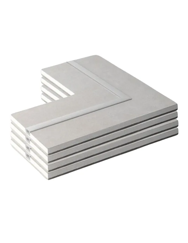 Fabrieksprijs Semilavorato Cartongesso Fibra Alluminio Luce Led Angolo 14,5x29x29 cm 4 Pezzi