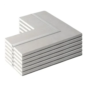 Semilavorato Cartongesso Fibra Alluminio Luce Led Angolo 14,5x29x29 cm 6 Pezzi Premium