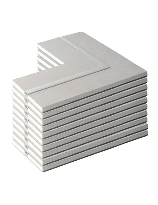 Semilavorato Cartongesso Fibra Alluminio Luce Led Angolo 14,5x29x29 cm 10 Pezzi Meest Verkocht