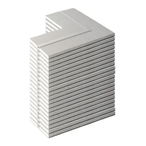Semilavorato Cartongesso Fibra Alluminio Luce Led Angolo 14,5x29x29 cm 20 Pezzi Bestseller