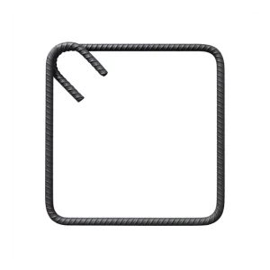 Op = Op Staffa Chiusa Antisismica Armatura Ferro 25 x 25 cm Strutture Cemento 1 Pezzo