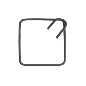 Koopje Staffa Chiusa Antisismica Armatura Ferro 20 x 20 cm Strutture Cemento 1 Pezzo