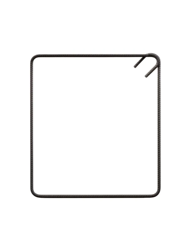 Lage Kosten Staffa Chiusa Antisismica Armatura Ferro 50 x 50 cm Strutture Cemento 1 Pezzo